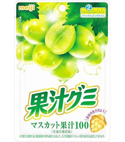 Amazon.co.jp: 明治グミ 果汁グミぶどう 54g×10袋 : 食品・飲料・お酒