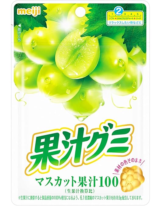 果汁グミまとめ売り　20箱セット 果汁グミ 果汁グミ ぶどう 54g入×10個 1BOX（株）明治 : 善野菓子店