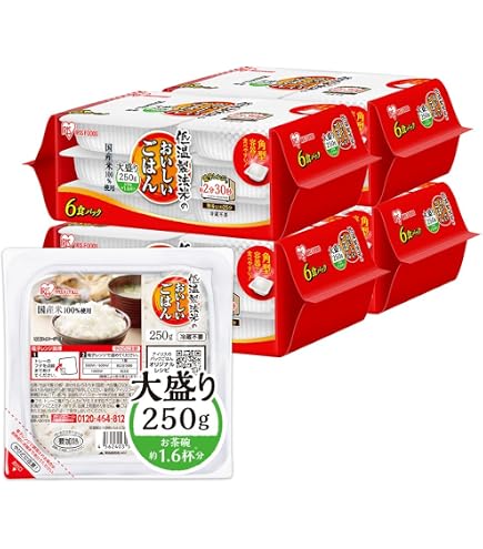 Amazon | 松任市農業協同組合 大盛りごはん 250g×30個 | 松任市農業