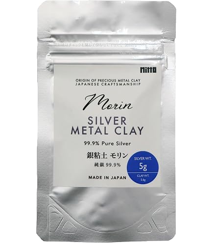 Amazon.co.jp: アートクレイシルバー 銀粘土50g+10％増量(55g) 10 