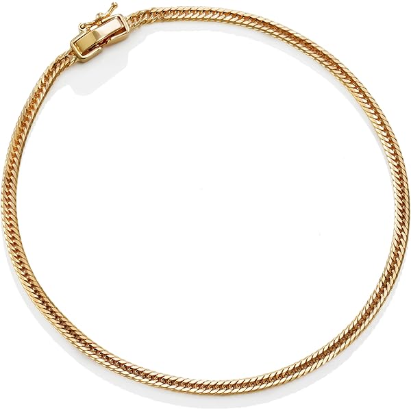 Amazon | [スペランツァ] K18 18金 喜平 ブレスレット 16面ダブル 7g