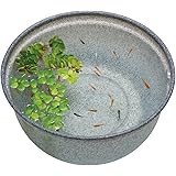 ジェックス GEX メダカ元気 メダカのための飼育鉢 みかげ 420 約外径42×高さ20cm 約16L 屋外飼育 樹脂製 軽量 2つの水抜け穴 睡蓮鉢 水容量:約