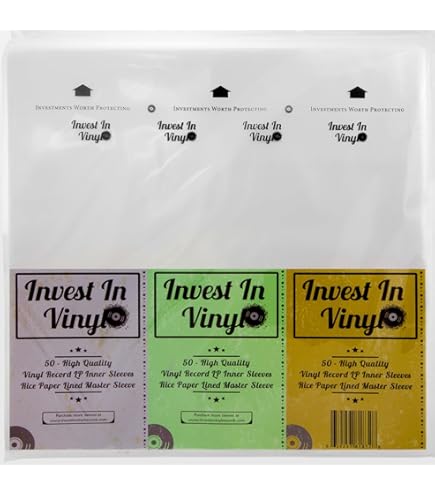 Invest In VinyL100クリアプラスチック保護LPアウタースリーブ Amazon.co.jp: Invest In Vinyl 100 クリアプラスチック保護LPアウター