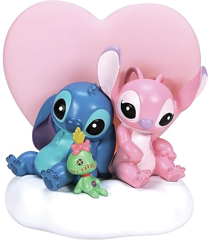 Amazon | Disney Showcase スティッチ＆エンジェル ブックエンド 