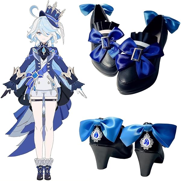 Amazon.co.jp: [CHIASA] 原神 げんしん フリーナ Furina コスプレ靴 