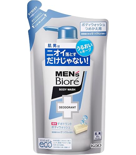 新品 メンズビオレ 薬用 デオドラント ボディウォッシュ 本体2本 つめかえ6個 メンズビオレ デオドラントボディウォッシュ つめかえ用