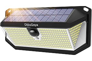 【2024高輝度版】】ソーラーライト センサーライト 屋外 380LED 3000ルーメン 強力 2400mAh大容量バッテリー ガーデンライト高感度人感センサー 太陽光発電 自動点灯 電気代不要 省エネ IP65防水防塵 ガーデンライト 明暗センサ