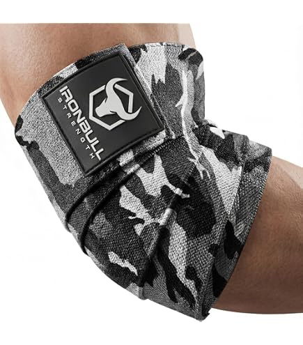 Amazon.co.jp: Iron Bull Strength リストラップ 46cm（18インチ