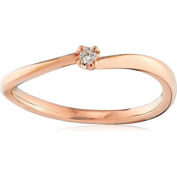 【美品】canal4℃ K10PG ダイヤモンド ピンキーリング 3号 Amazon | canal4℃(カナルヨンドシー)K10ピンクゴールド(PG