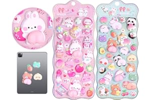 ステッカー シール キラキラ 立体 ご褒美/デコシール DIY用 女の子向け 手帳 水筒 スマホケース アルバム飾り用 贈り物にも (A)