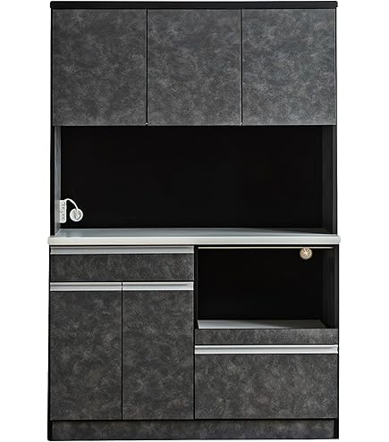 Amazon｜キッチン収納 食器棚 キッチンボード レンジ台 キッチン