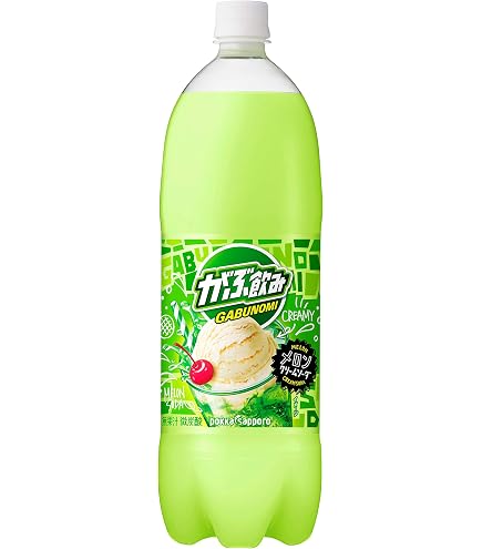 Amazon.co.jp: ポッカサッポロ がぶ飲み メロンクリームソーダ PET