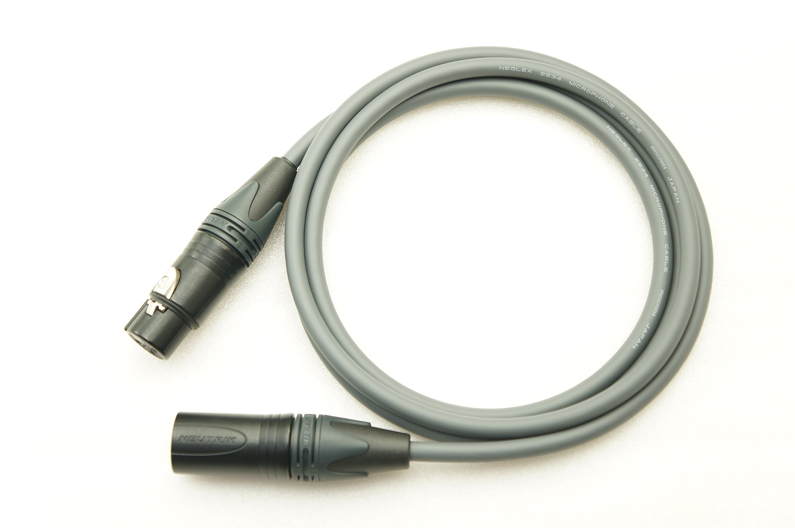 ONKODO 2534 XLRマイクケーブル NEUTRIK 金メッキ 3m 灰 互換品