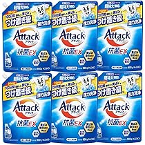 Amazon | アタック 抗菌EX 詰替え 900g 6袋 | ノーブランド品
