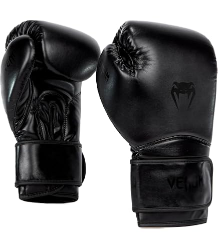 Everlast Powerlock2 Boxing Gloves Black/Gold 12oz - Enhanced