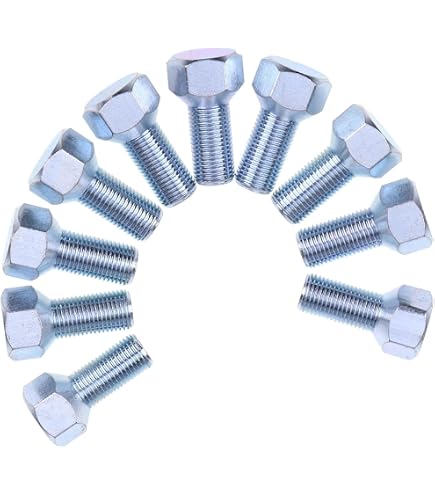 Dorman 610-019 Wheel Lug Bolt – 9/16-18, 3/4 In. Hex, 1 In. Length, 10-Pack – Direct Fit For Select Vehicle Models