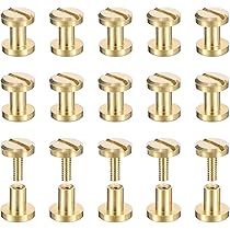 Amazon.co.jp: uxcell 両面カシメ 6x3x4 mm25個 シカゴ