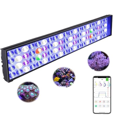 Amazon.co.jp: PopBloom RL60 WiFi 水槽ライト 60Watt 、スマートAPP