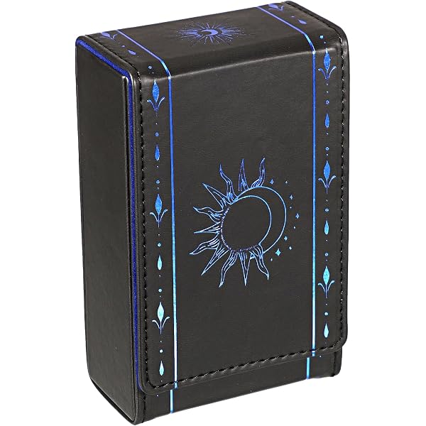Amazon.co.jp: Luck Lab ブラックレザー タロットデッキケース&カード
