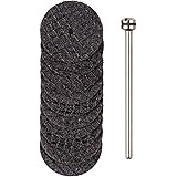 プロクソン (PROXXON) 切断砥石10枚グラスファイバー入 シャフト付 【砥石径22mm 厚み1.0mm 軸径2.35mm】