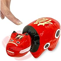 【大型/赤べこ/縁起物】 郷土玩具 アンティーク 骨董品 希少 千両べこ 713A5dBxYGL._AC_UL210_SR210,