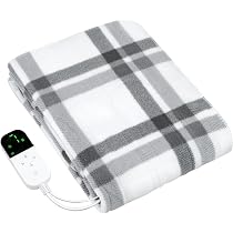 Amazon｜電気毛布 掛け敷き兼用 洗える【160x80cm 7段階温度調節 2-4-8