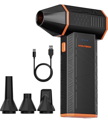 Leaf Blower Cordless, Turbo Duster With Battery And Charger