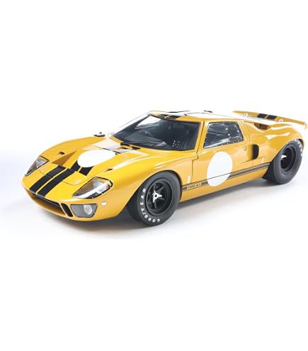 Amazon | Shelby Collectibles 1966 フォード GT-40 MK 2 イエロー #8