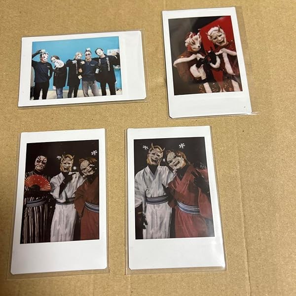 Amazon.co.jp: O-MENZ 般若 おかめ 狐 隈取 阿形 チェキ 4枚セット  