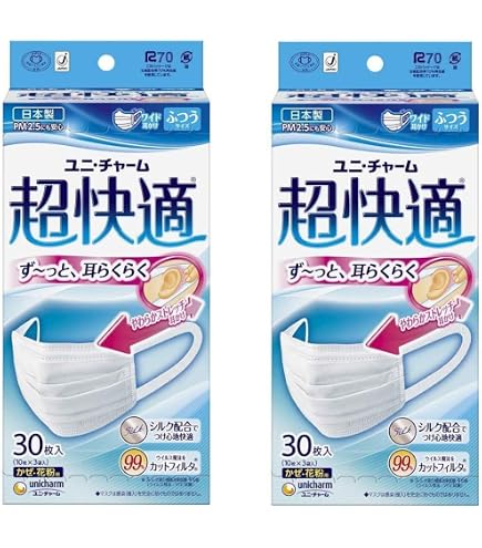 Amazon.co.jp: 【セット品】(日本製 PM2.5対応)超快適マスク プリ