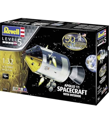 Amazon | ドラゴン 1/72 アポロ11号月面着陸 司令船コロンビア +
