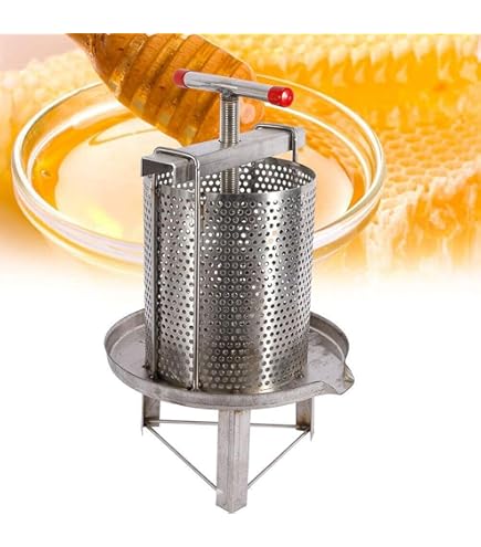 Amazon | KALELAISU 蜂蜜 圧搾機 養蜂器具 10L大容量 2級濾過