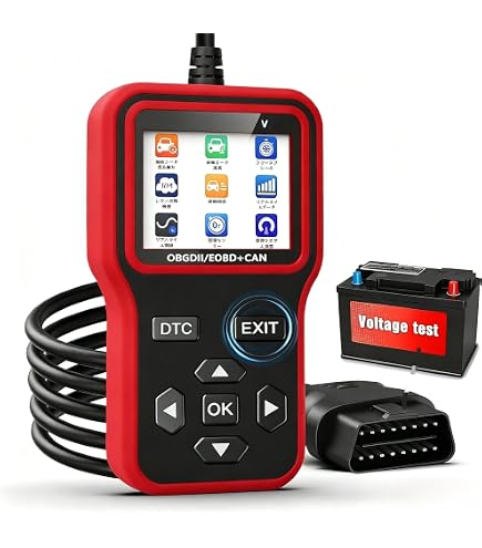 【M3158-82-57】obd2 診断機 自動車故障診断機 多車種対応 Amazon.co.jp: OBD2 故障診断機 車 日本語対応 スキャナー スキャン