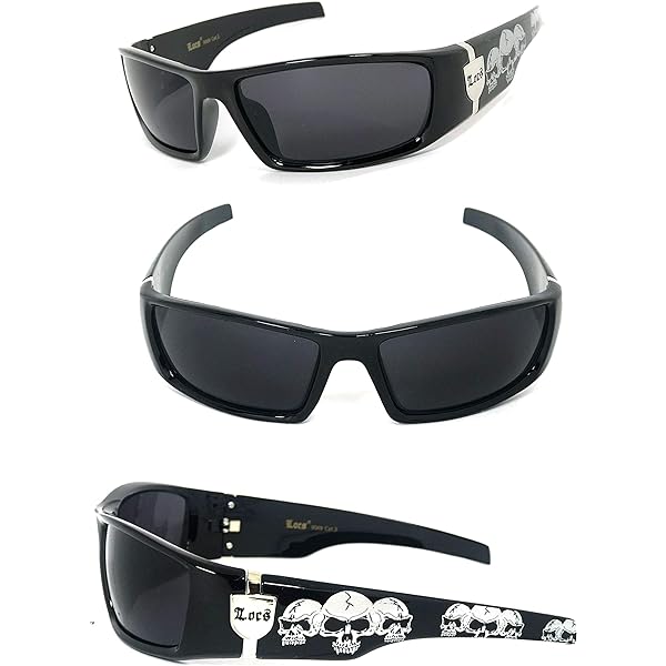 Super Dark Sunglasses For Men Matte Black LOCS Sunglasses | In Stock! | Locs Wraparound Sunglasses