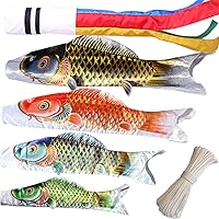 鯉のぼり こいのぼり 鯉4匹 吹流し3m 大型 【特選】 最高級鯉のぼり 【庭園用鯉のぼり】鯉幟 五月人形 端午の節句 高級ポリエステルサテン使用