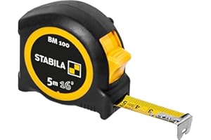 Stabila - BM 100 Compact Pocket Tape 5m/16ft (Width 19mm)