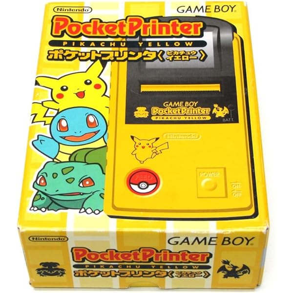 【動作確認済み】ポケットプリンタ　ピカチュウイエロー　シール 動作確認済み】ポケットプリンタ ピカチュウイエロー シール