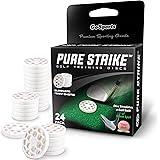アプローチ [スイートスポット ディスク 室内 屋外] PURE STRIKE GoSports ゴルフ ウェッジ アイアン 練習 24枚入り