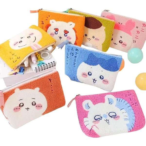 Amazon.co.jp: ち いかわ ふわふわ フェイス ポシェット