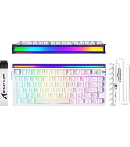 Amazon | ATTACK SHARK R85HE ゲーミングキーボード 有線 ラピッド