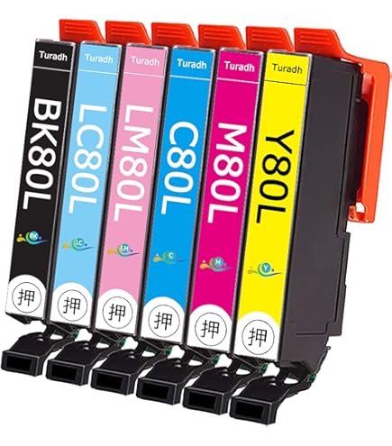 Amazon.co.jp: エプソンインクカートリッジ80 epson-ic6cl80