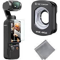 Amazon | K&F CONCEPT OSMO Pocket 3用磁気式フィルター 広角レンズ