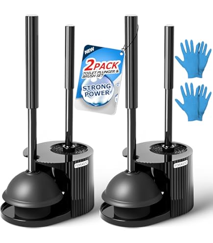 Umien Toilet Brush And Plunger Set 18 In Updated 2025 | INDIA