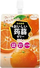 たらみ おいしい蒟蒻ゼリー みかん味 150g（1箱 6個入）