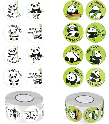 Amazon.co.jp: ミニわたパンダ シール : 文房具・オフィス用品