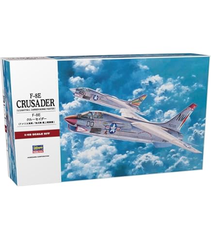 プラモデル完成機　1/48　F-8Eクルーセイダー F-8E クルーセイダー (プラモデル) - ホビーサーチ ミリタリープラモ