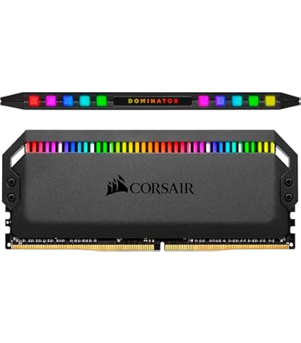 Corsair Dominator Platinum DDR5 32GB×2 DOMINATOR® PLATINUM RGB 32GB (2x16GB) DDR5 DRAM 5200MHz C40 Memory