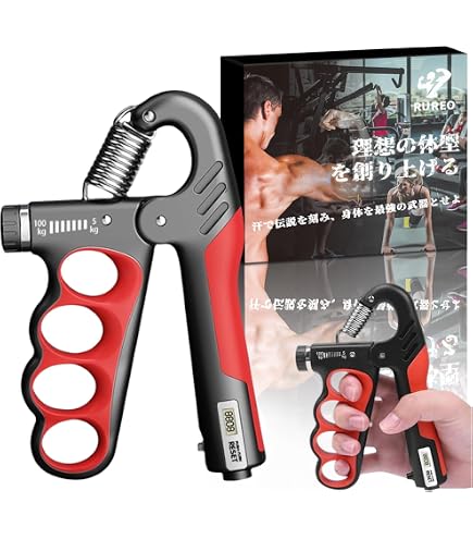Amazon | 可変式 握力強化ハンドグリップ（10kg〜60kg） 便利な
