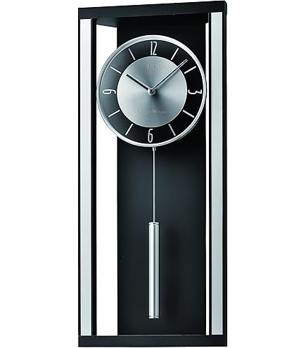 Amazon.co.jp: セイコー モダンデコ 壁掛け時計 振り子とデュアル