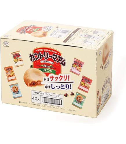 Amazon.co.jp: 不二家 カントリーマアム 18枚×4袋 : 食品・飲料・お酒